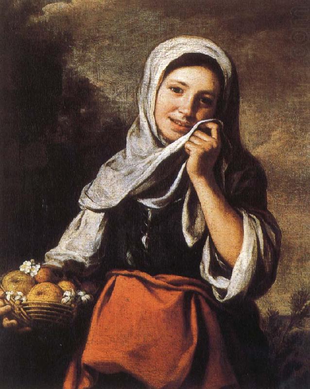 Bartolome Esteban Murillo Rural girls and flower basket china oil painting image